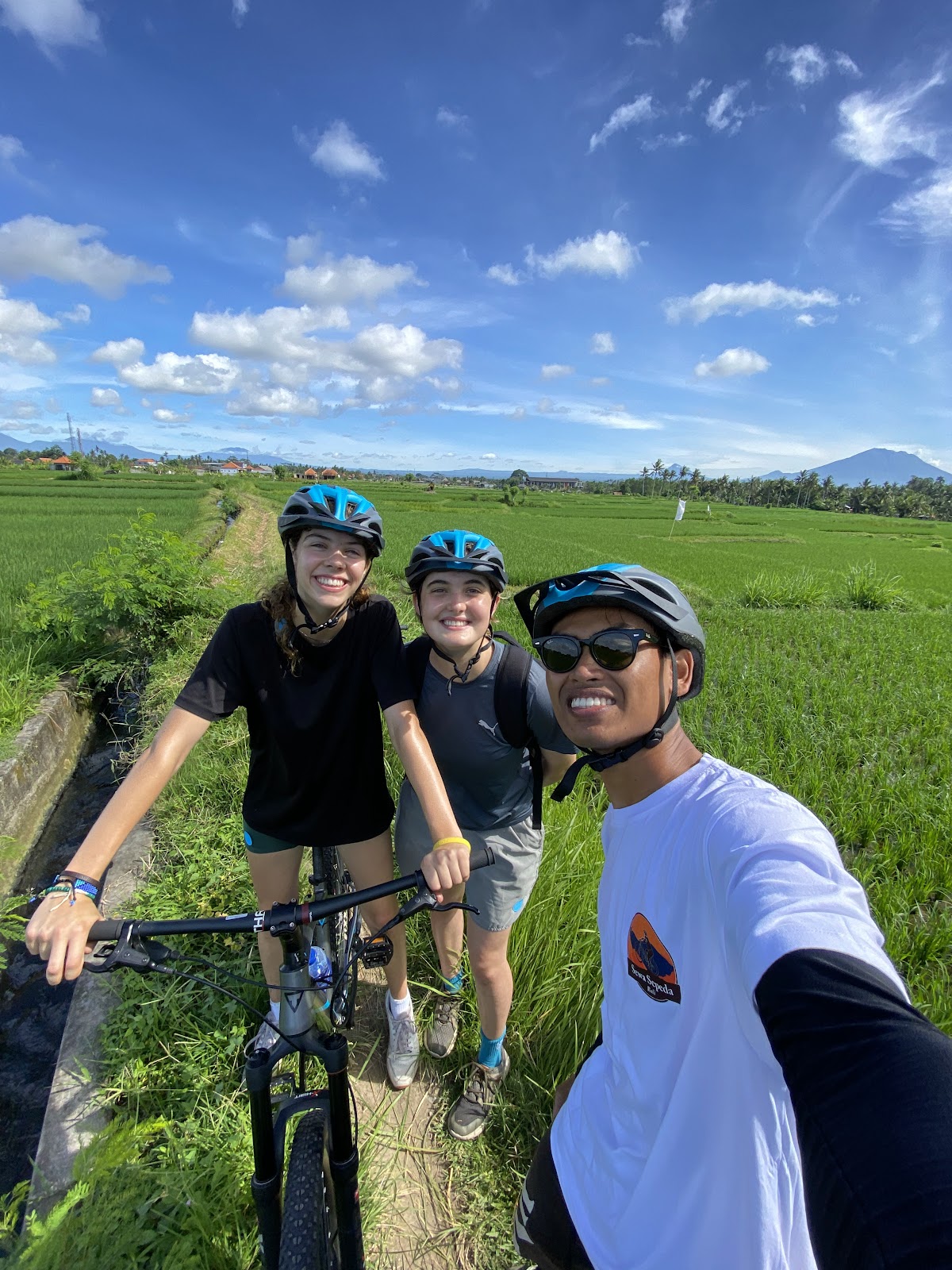 Cycling in Ubud Rice Fields